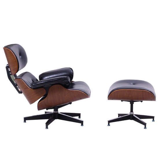 high quality mid century living room furniture swivel leisure lounge chair with ottoman