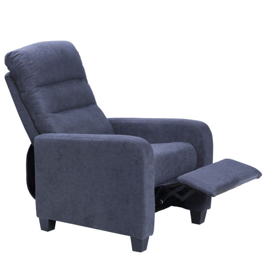 Factory Direct Supply Simple Modern Stylish Fabric Wooden Frame Push Back Function Recliner Sofa